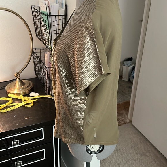 Gold Sequin Top - Picture 3 of 7